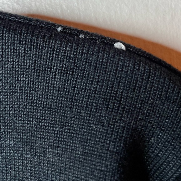 Ampersand & Ave black and off white block stripe sweater XL - Picture 11 of 13